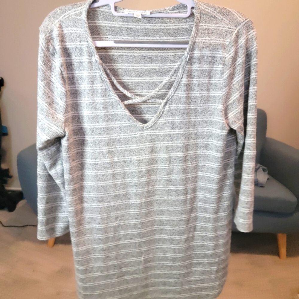 Emory Park Sz M Grey Shirt